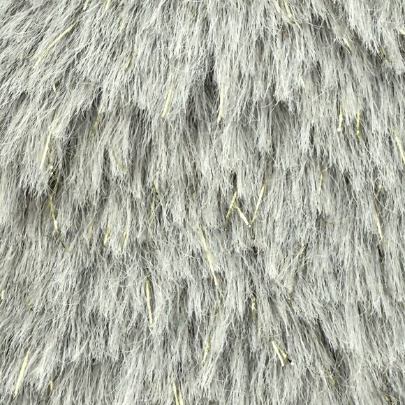 NEW Koolaburra by UGG Shae Sparkle Fur Throw 50” x 60” Lunar Rock / Gray Blanket - Picture 7 of 7